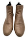 Prada Shoe Size 36 Tan Brown Leather Upper Elastic Almond Toe Chelsea Booties Tan Brown / 36