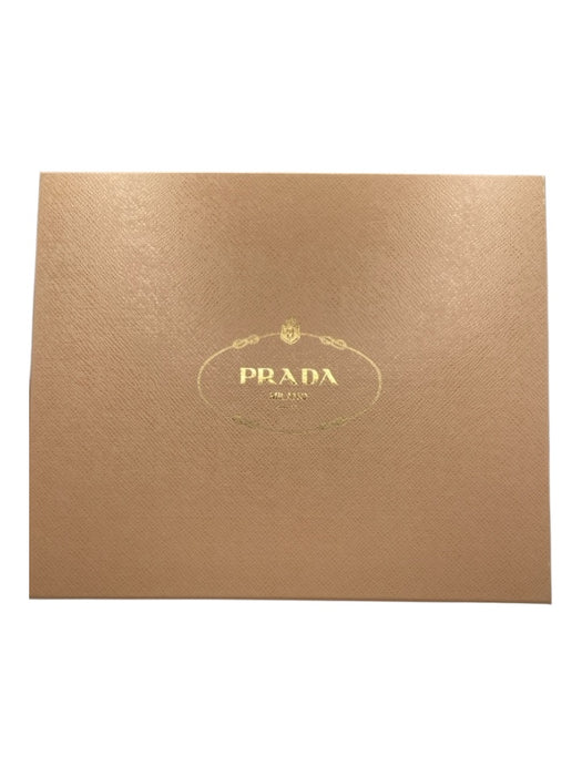 Prada Shoe Size 36 Tan Brown Leather Upper Elastic Almond Toe Chelsea Booties Tan Brown / 36