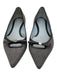 Lambertson Truex Shoe Size 36 Gray & Black Leather & Textile Pointed Toe Flats Gray & Black / 36