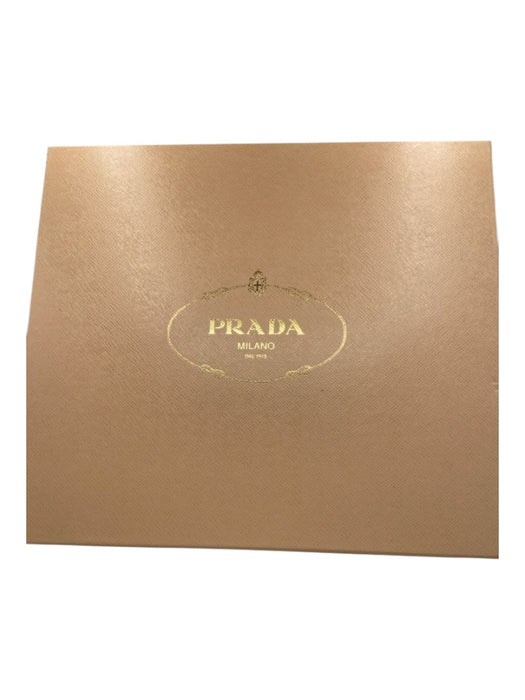 Prada Shoe Size 36 Black Leather Suede Side Zip Square Toe Wedge Boots Black / 36