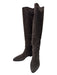 Prada Shoe Size 6 Taupe Brown Leather Suede Pointed Toe Side Zip knee high Boots Taupe Brown / 6