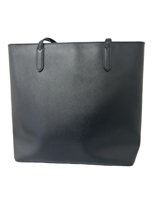 Kate Spade Black Leather Saffiano Tote Bag Black