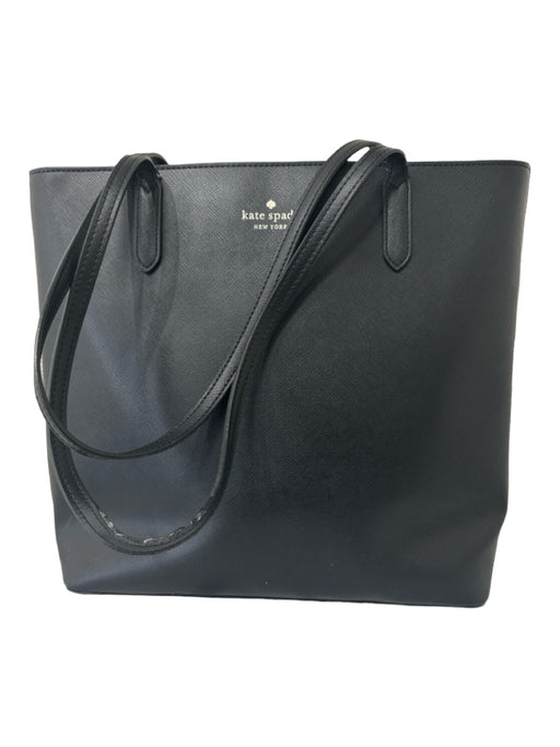 Kate Spade Black Leather Saffiano Tote Bag Black