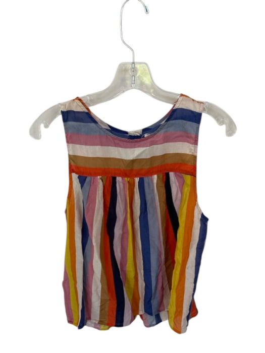XiRENA Size S Multi Cotton & Silk Sleeveless Striped Top Multi / S