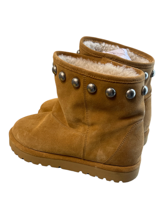 Isabel Marant Shoe Size 39 Light Brown Suede Fleece Lining Round Toe Booties Light Brown / 39