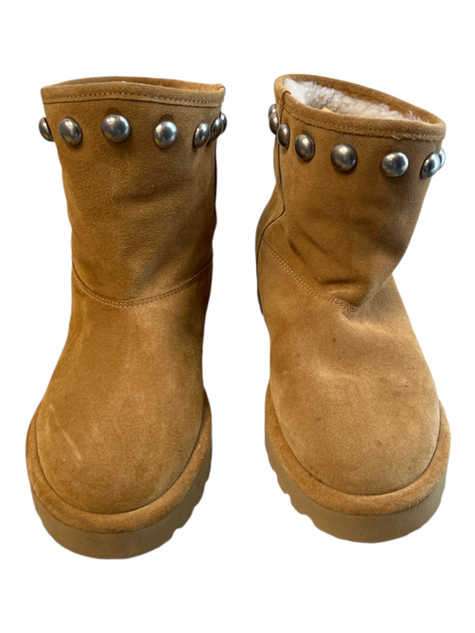 Isabel Marant Shoe Size 39 Light Brown Suede Fleece Lining Round Toe Booties Light Brown / 39