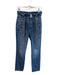 Mother Superior Size 27 Medium Wash Cotton Zip Fly High Rise Waist Belt Jeans Medium Wash / 27