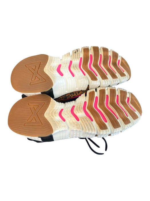 Nike Shoe Size 7.5 Brown & Pink Manmade Material Almond Toe Animal Print Shoes Brown & Pink / 7.5