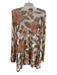 Mumu Size Sm & Med Off White & Multi Viscose floral print Long Sleeve Knit Dress Off White & Multi / Sm & Med