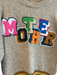 Mother Size Small Tan & multi Alpaca Blend Long Sleeve Crew Neck Sweater Tan & multi / Small