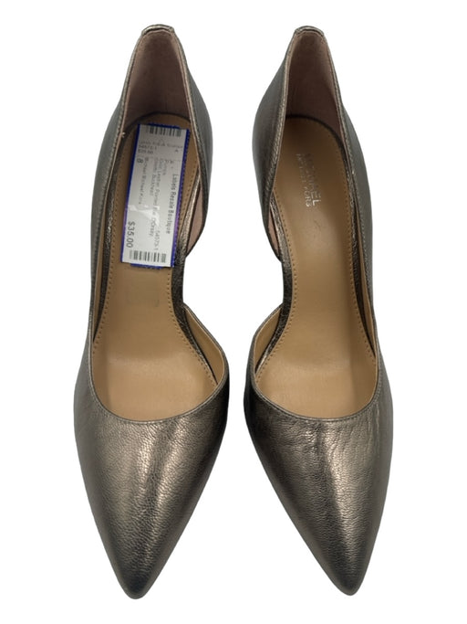 Michael Michael Kors Shoe Size 8 Gold Leather Pointed Toe D'Orsay Stiletto Pumps Gold / 8