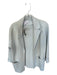 Magaschoni Size Medium Light Blue & Beige Polyester Blend Wool Blend Jacket Light Blue & Beige / Medium