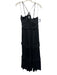 Aqua Size L Black Polyester Sleeveless Dress Black / L