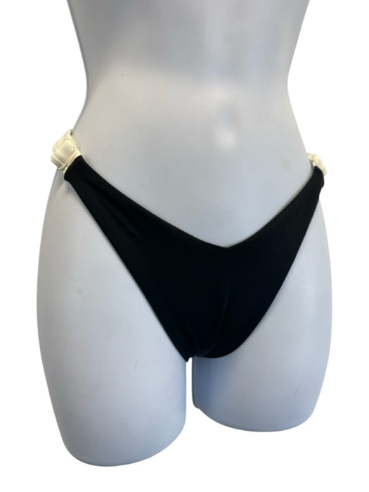 OneOne Size M Black & Cream Polyamide Color Block Adjustable Swimsuit Black & Cream / M