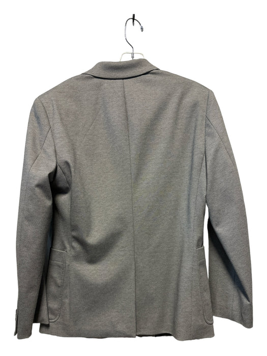 Banana Republic Gray & Black Polyester Blend 2 Button Men's Blazer 38s