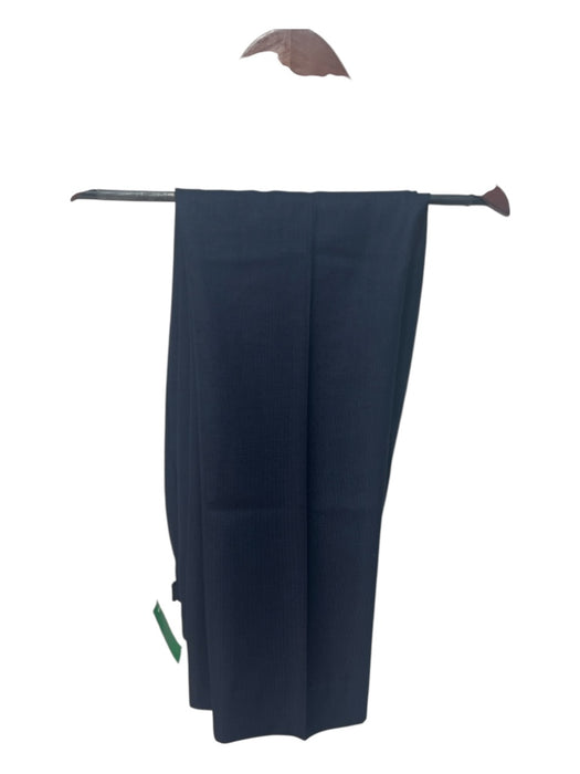 Burberry London Navy Blue Wool Solid 2 Button Men's Suit Navy Blue / 50R