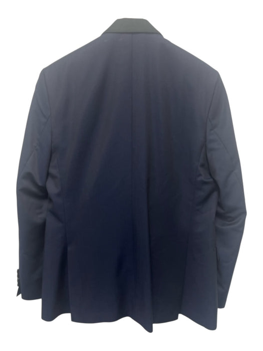 Ted Baker Navy Wool Blend Solid Tuxedo Men's Suit Navy / 42