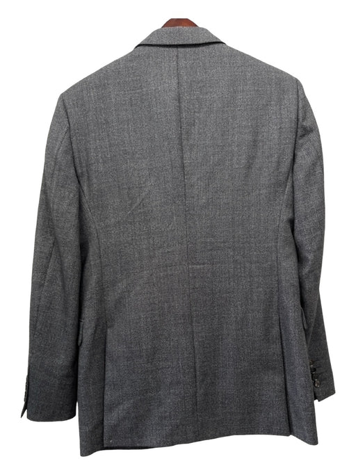 Burberry Gray Wool Blend Solid 2 Button Men's Suit 52