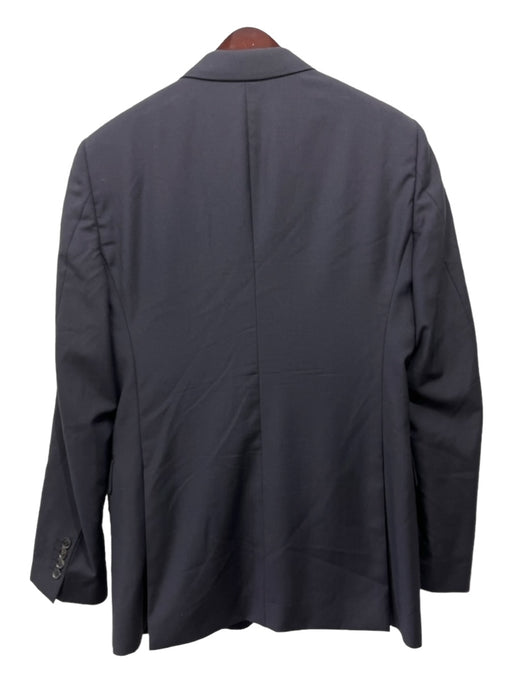 Burberry Navy Wool Blend Solid 2 Button Men's Suit Est 42