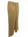 Attersee Size XXS Beige Wool Blend Elastic Waistband Metallic Thread Wavy Pants Beige / XXS
