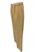 Attersee Size XXS Beige Wool Blend Elastic Waistband Metallic Thread Wavy Pants Beige / XXS