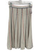 J. Crew Size XS White, Blue & Orange Acrylic Blend Boucle Knit Striped Skirt Set White, Blue & Orange / XS