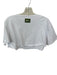 Daily Drills Size XS/S White Cotton Cropped T Shirt Top White / XS/S