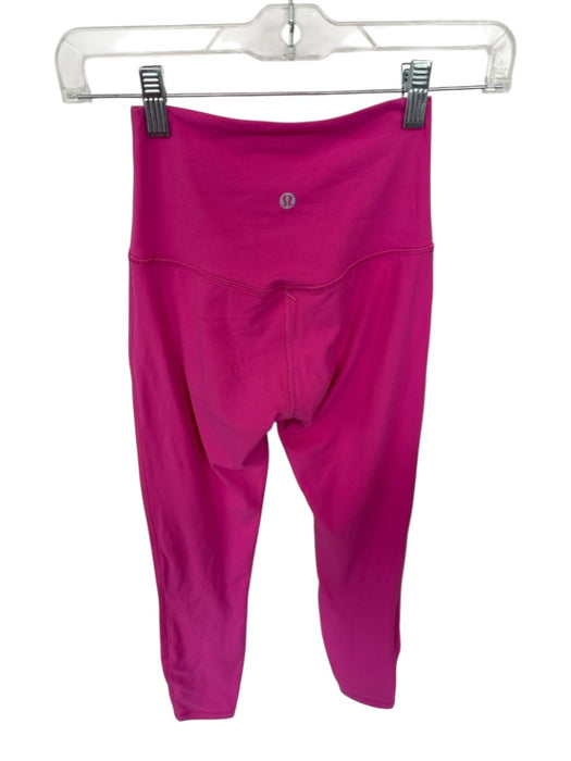 Lululemon Size 2 Pink Nylon Blend High Waist Athletic Leggings Pink / 2