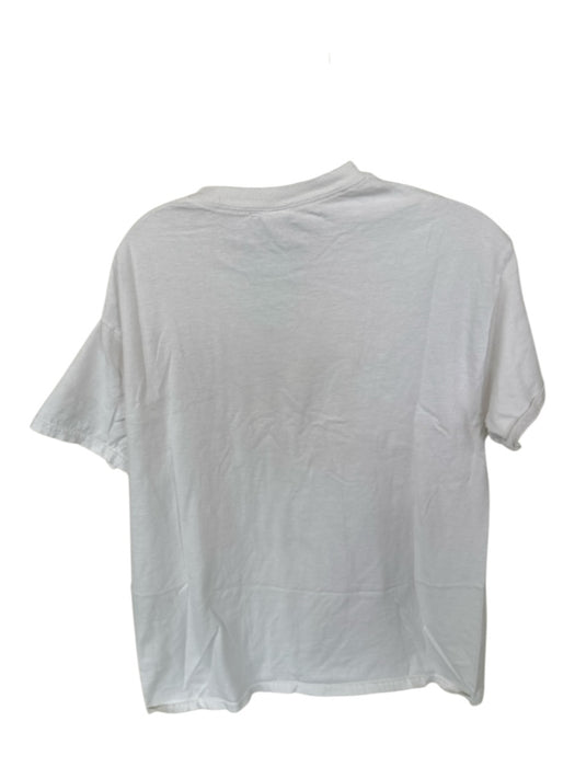 Junk Food Size M White Cotton T Shirt Top White / M