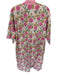 Size One Size Pink Cotton Floral Striped Wrap Around Robe Pink / One Size