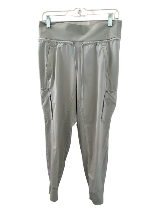 Athleta Size 6P Light Gray Polyester Blend High Waist Jogger Athletic Pants Light Gray / 6P