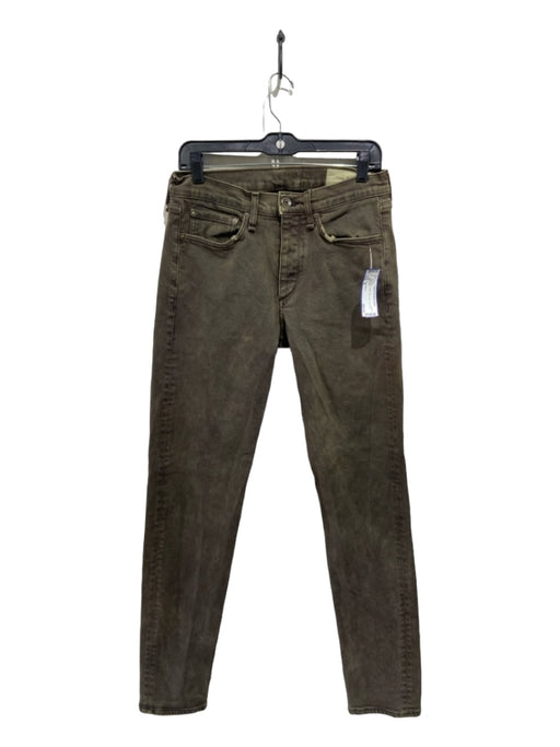 Rag & Bone Size 30 Green Cotton Solid Jean Men's Pants 30