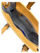 Michael Kors Mustard Leather Monogram Top Handles Zip closure Bag Mustard / S