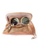 Miu Miu Pink Metal Cat Eye Reflective Round Sunglasses Pink