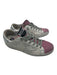 Golden Goose Shoe Size 39 White, Pink, Silver Leather Lace Up Star Sneakers White, Pink, Silver / 39