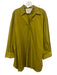 Forte Forte Size 2 Split Pea Green Cotton Blend Long Sleeve lace up Collar Dress Split Pea Green / 2