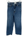 Frame Size 25 Dark Wash Cotton High Waist Wide Leg Jeans Dark Wash / 25