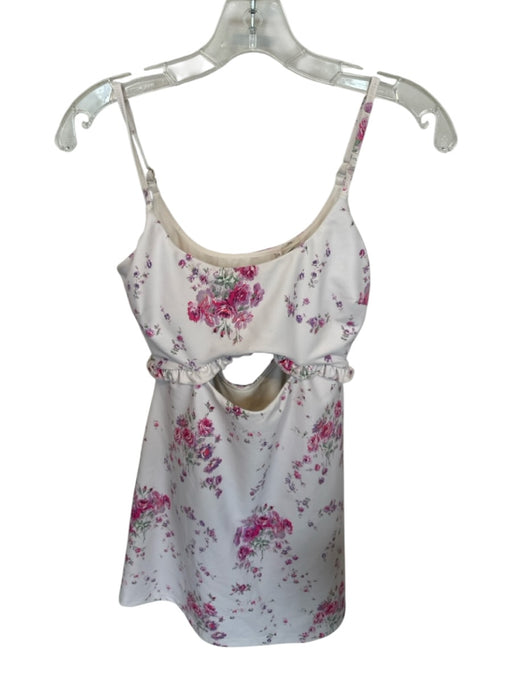 Loveshackfancy Size XS purple & pink Polyester Blend Built in bra Flowers Dress purple & pink / XS