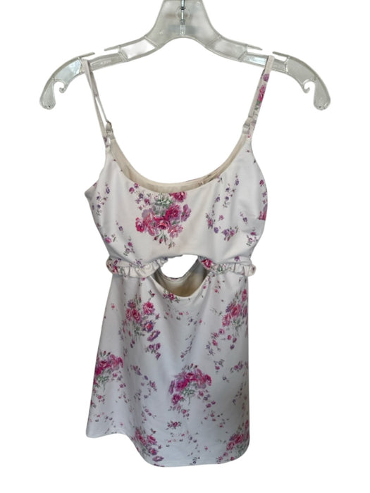 Loveshackfancy Size XS purple & pink Polyester Blend Built in bra Flowers Dress purple & pink / XS