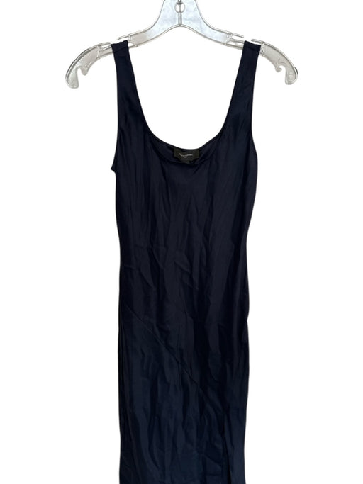 Banana Republic Size XXSP Navy Polyester Sleeveless High SLit Maxi Dress Navy / XXSP