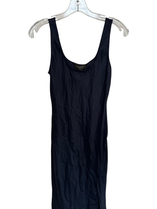 Banana Republic Size XXSP Navy Polyester Sleeveless High SLit Maxi Dress Navy / XXSP