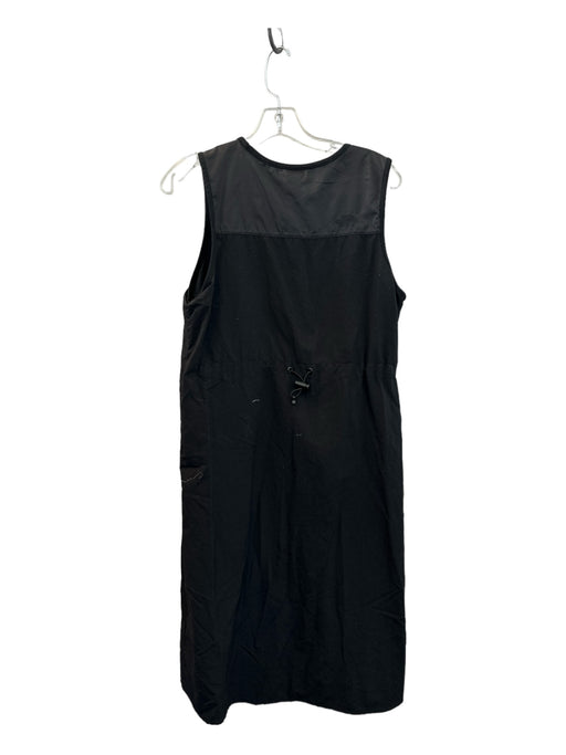 The North Face Size M Black Nylon Sleeveless Pockets Mid Calf Athletic Dress Black / M