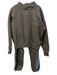 Essentials Size Small Dark Gray Green Cotton Blend Long Sleeve Sweat suit Dark Gray Green / Small