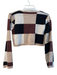 12th Tribe Size Small brown, black & tan Acrylic Color Block V Neck Sweater Set brown, black & tan / Small