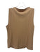 Anine Bing Size XS Light Brown Polyester Ribbed Sleeveless Pants Set Light Brown / XS