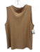 Anine Bing Size XS Light Brown Polyester Ribbed Sleeveless Pants Set Light Brown / XS