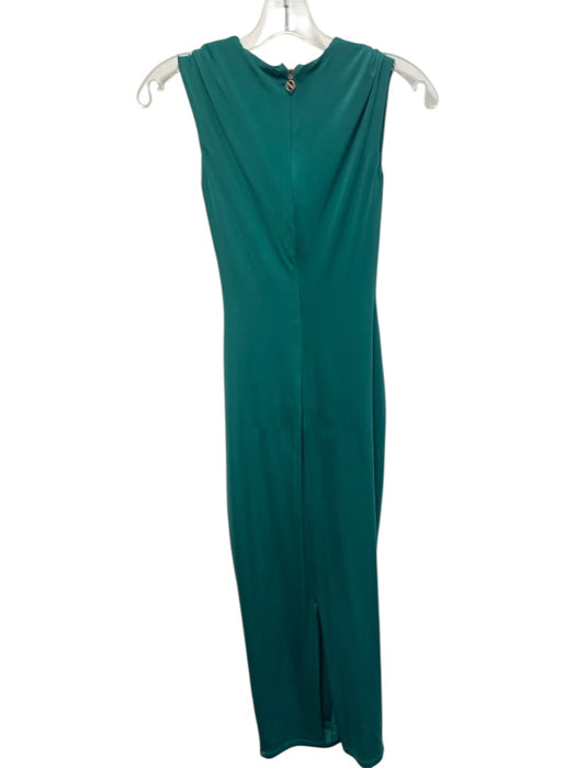 Nookie Size XS Emerald Green Ruched Side Square Neck Midi Dress Emerald Green / XS