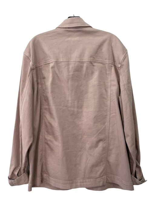 Rails Size XL Taupe Cotton Blend Button Down Long Sleeve Pockets Jacket Taupe / XL