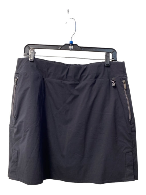 Anatomie Size L Black Polyester Blend built in shorts Zip Pocket Golf Wear Skirt Black / L