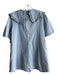 Annable by Mable Size Medium Light Denim Rayon Blend A-line Short Sleeve Dress Light Denim / Medium